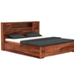 Sheesham Wood Hydraulic Bed With Storage