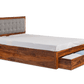 Solid Wood Estonia Bed Grey