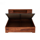 Sheesham Wood Hydraulic Bed With Storage