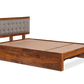 Solid Wood Estonia Bed Grey