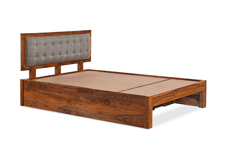 Solid Wood Estonia Bed Grey