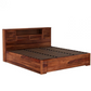 Sheesham Wood Hydraulic Bed With Storage