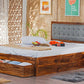 Solid Wood Estonia Bed Grey